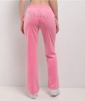 Juicy Couture OG Bling Hot Hot Velour Track Pants