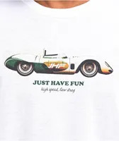 Just Have Fun High Speed White T-Shirt