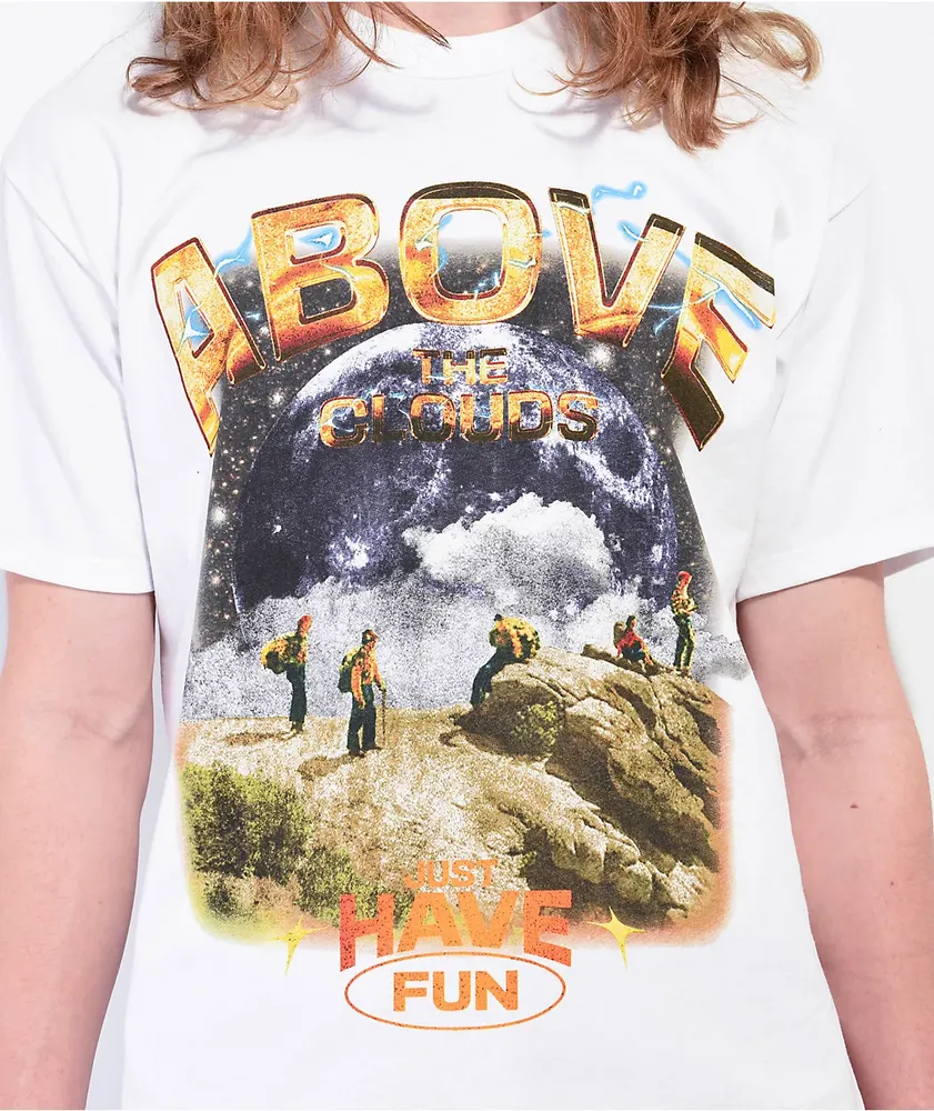 Just Have Fun Sky High White T-Shirt