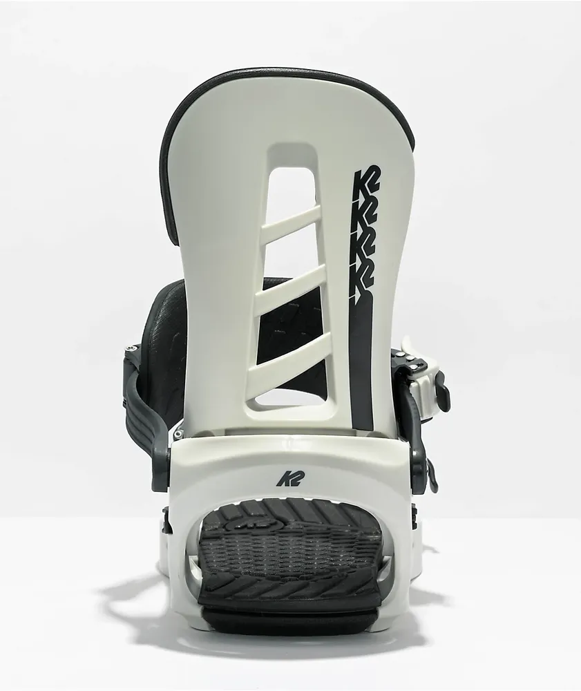 K2 Sonic Off White Snowboard Bindings