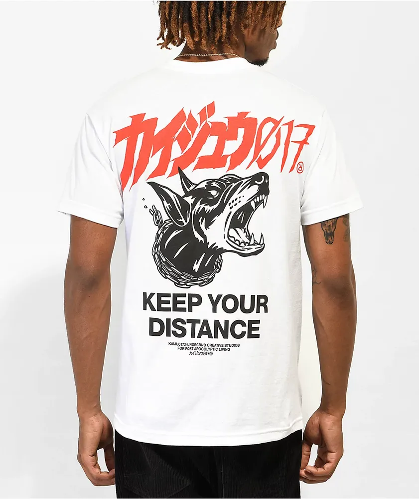 KAIJU017 Destroy White T-Shirt