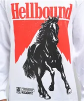 KAIJU017 Hellbound White Long Sleeve T-Shirt