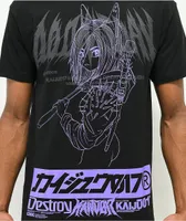 KAIJU017 Kikenchan Black T-Shirt