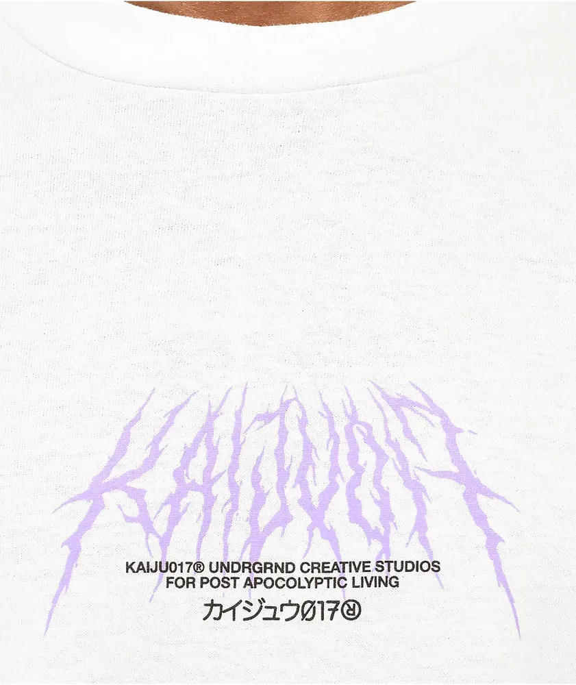 KAIJU017 Troubled Youth White T-Shirt