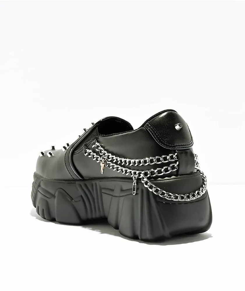 KOI The Summoner Mystic Charm Black Platform Shoes