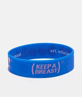 Keep A Breast Foundation I Heart Boobies Navy & Pink Bracelet