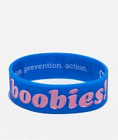 Keep A Breast Foundation I Heart Boobies Navy & Pink Bracelet