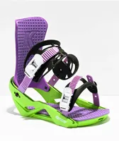 Kemper Freestyle Purple Snowboard Bindings 2024