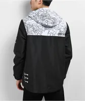 Key Street Auckland Black Windbreaker Jacket