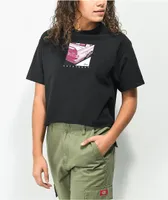 Key Street Autobahn Black Crop T-Shirt