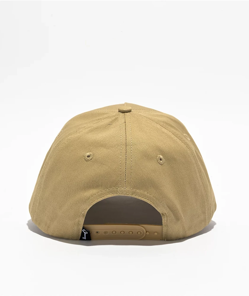 Key Street Bespoke Beige Snapback Hat