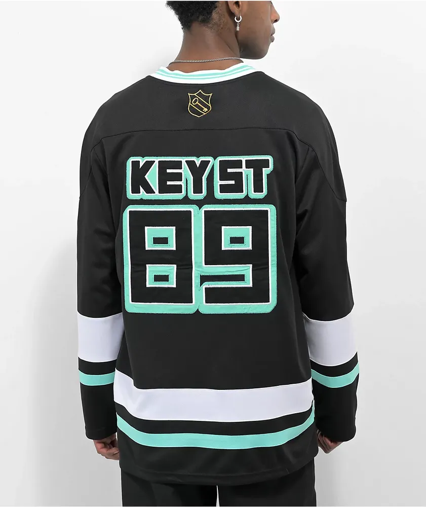 Key Street Black Hockey Jersey