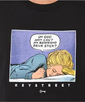 Key Street Boyfriend Black T-Shirt