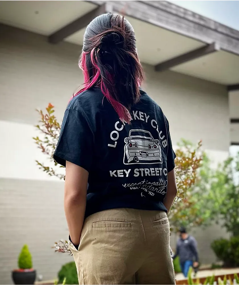Key Street Car Club Black T-Shirt