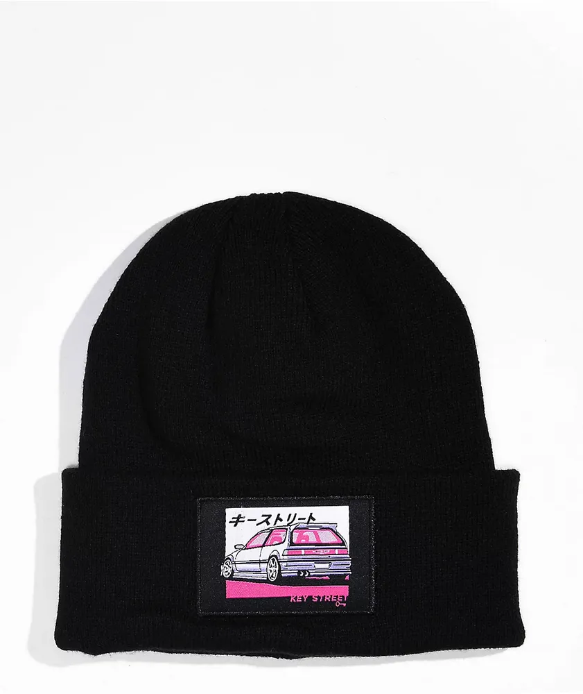 Key Street Chisai Black Beanie