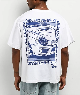 Key Street Halftone 2.0 White T-Shirt