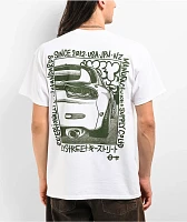 Key Street Halftone White T-Shirt