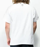 Key Street Hayasugiru White T-Shirt 