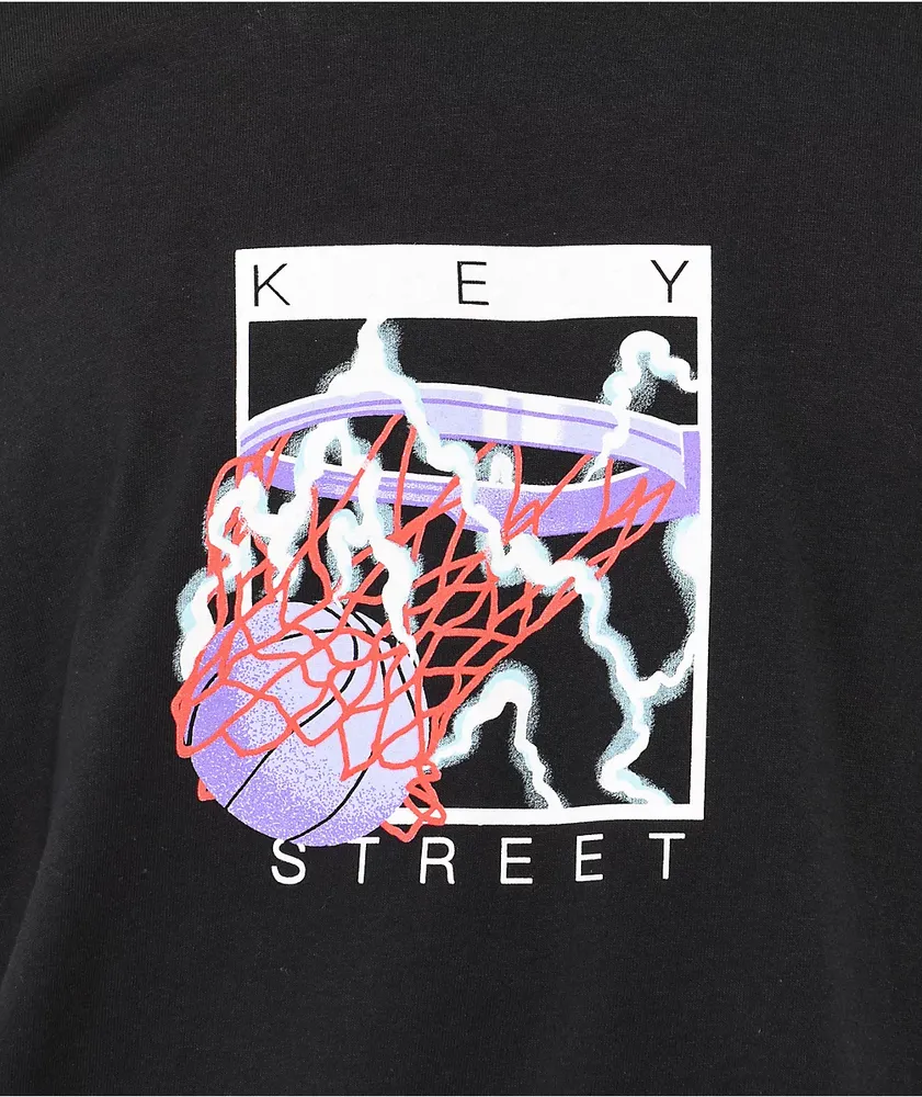 Key Street High Hoops Black T-Shirt