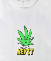 Key Street Just A Leaf White T-Shirt