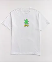 Key Street Just A Leaf White T-Shirt