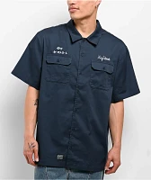 Key Street Kagi Navy Work Shirt
