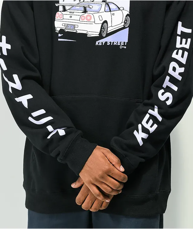 Key Street Parts & Services Black Zip Hoodie