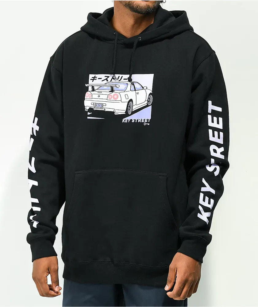 Key Street Parts & Services Black Zip Hoodie