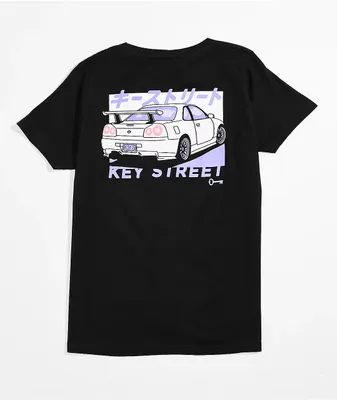 Key Street Kids' Kaiju Black T-Shirt