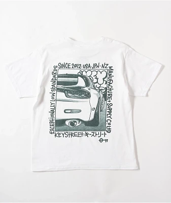 Key Street Kids Halftone White T-Shirt