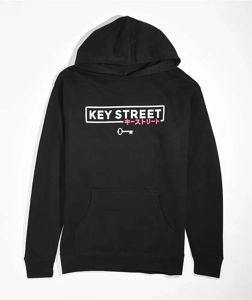Key Street Kids Old School Black Hoodie