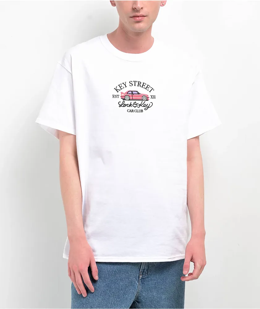 Key Street Lo Pro White T-Shirt