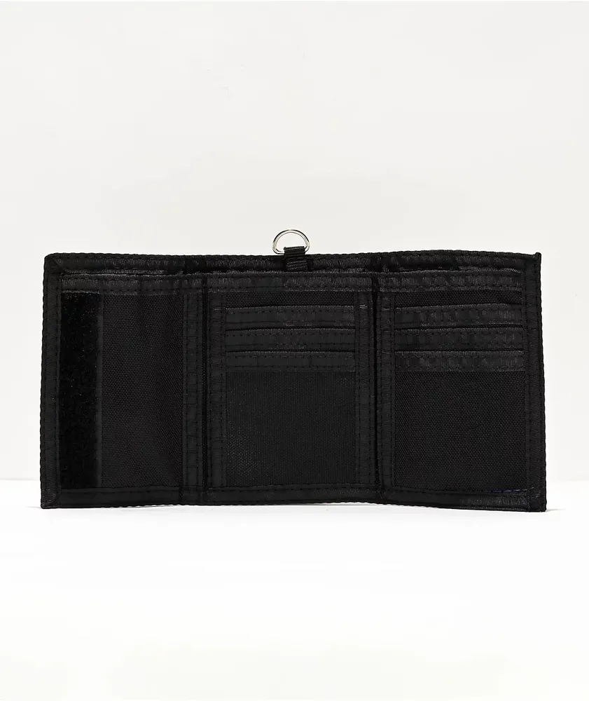 Key Street Lock & Key Club Black Trifold Wallet