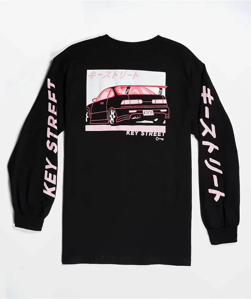 Key Street Moto Ichiban Black Long Sleeve T-Shirt