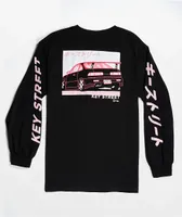 Key Street Moto Ichiban Black Long Sleeve T-Shirt