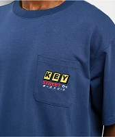 Key Street Navy Blue Pocket T-Shirt