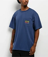 Key Street Navy Blue Pocket T-Shirt