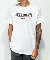 Key Street Old School White T-Shirt