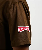 Key Street Parts & Service Brown Work Shirt