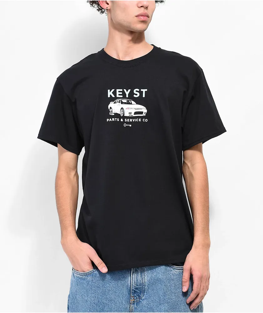 Key Street Parts & Services Black T-Shirt