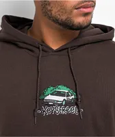 Key Street Scenic Drive Brown Hoodie