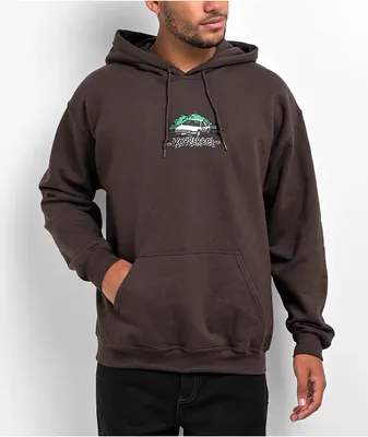 Key Street Scenic Drive Brown Hoodie