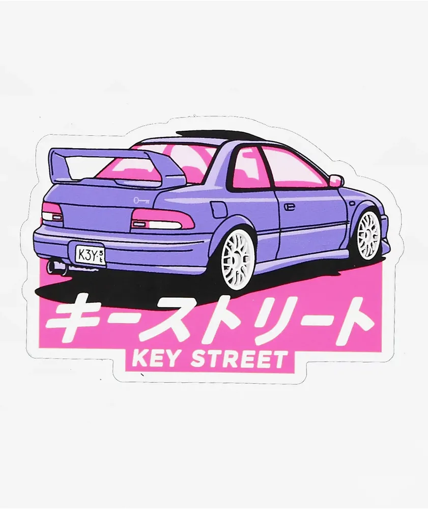 Key Street Seiza Purple Sticker