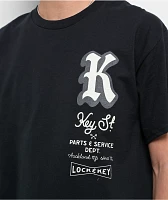 Key Street Service Department Black T-Shirt