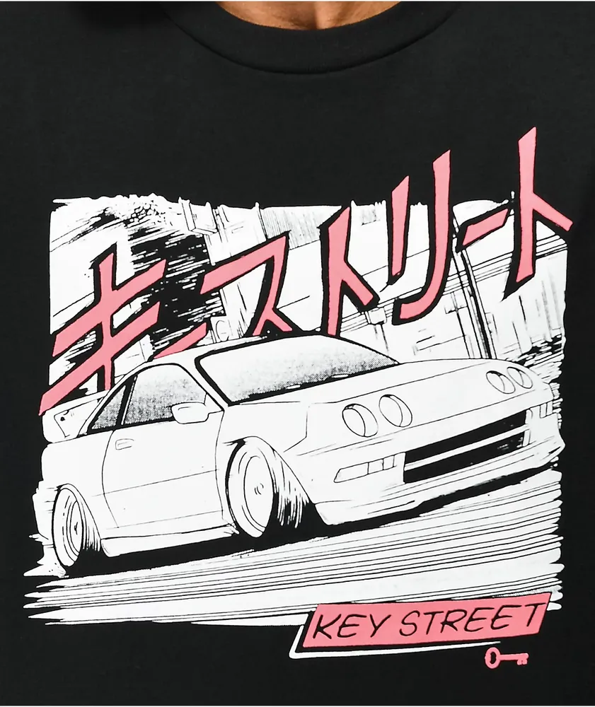 Key Street Speedin Black T-Shirt