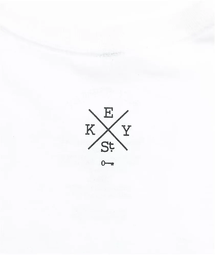 Key Street Super X White Long Sleeve T-Shirt