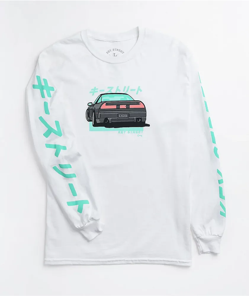 Key Street Super X White Long Sleeve T-Shirt