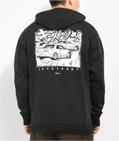 Key Street Versus Black Zip Hoodie