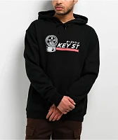 Key Street Wheels Black Hoodie