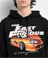 Key Street x Fast & Furious Brian's Car Black Hoodie